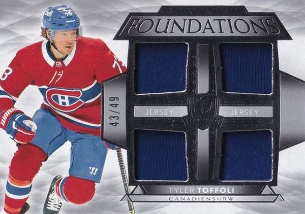 jersey karta TYLER TOFFOLI 21-22 UD The CUP Foundations /49